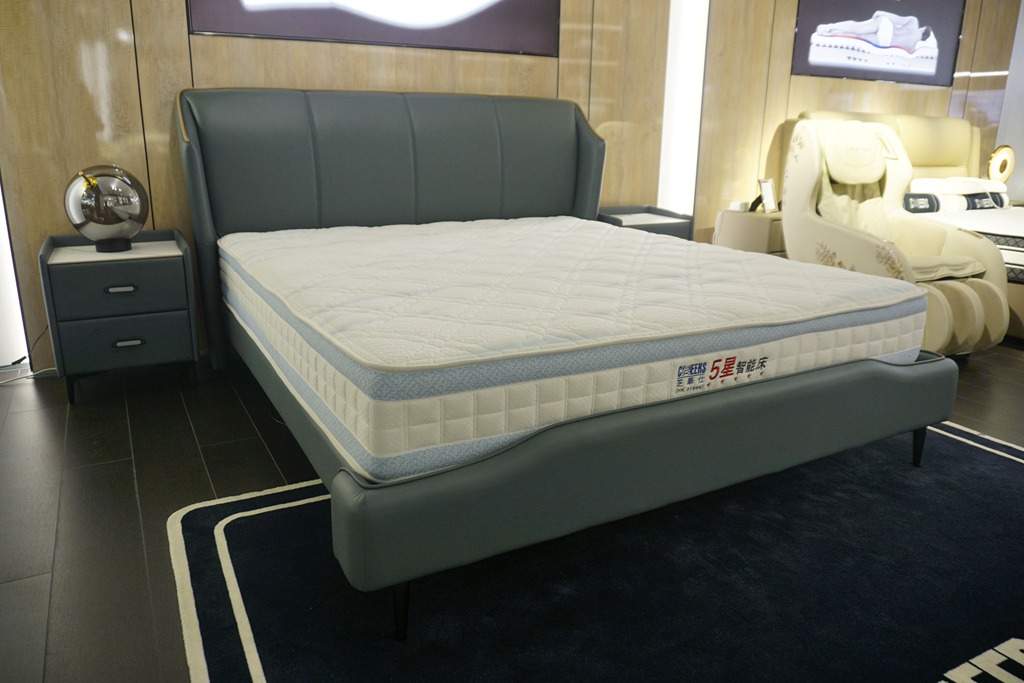芝华仕智能床测评：半青皮高级床&精致护脊床垫 仪式感和氛围感拉满（型号：贝加尔床 - ��ý���鱨��վ