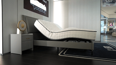 芝华仕智能床测评：简洁有质感的都市美学，现代打工人的减压空间（型号：文莱床架+布拉格床垫+阿尔法电动架）(图1)