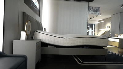 芝华仕智能床测评：简洁有质感的都市美学，现代打工人的减压空间（型号：文莱床架+布拉格床垫+阿尔法电动架）(图20)