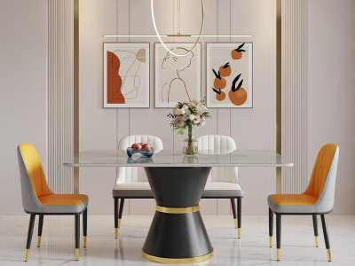 餐桌椅（型号）216# 喇叭筒方桌 （规格）1.3米 1.4 - Room芯家居