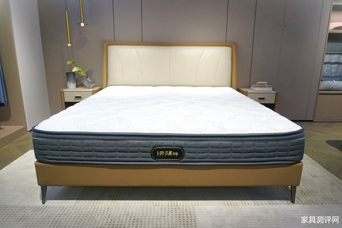 芝华仕5星软床测评：双床屏撞色设计 打造活力空间 床垫软糯宜睡眠（型号：芝初床架+芝初床垫）(图4)