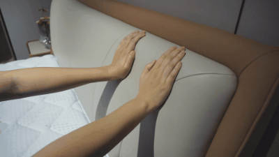 芝华仕5星软床测评：双床屏撞色设计 打造活力空间 床垫软糯宜睡眠（型号：芝初床架+芝初床垫）(图12)