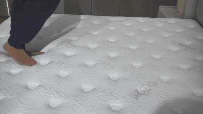 芝华仕5星床垫测评：“皇冠式”设计给足气场不撞款 护脊床垫也有趣味动感（型号：苏黎世电动套床）(图26)