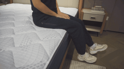 芝华仕5星软床测评：双床屏撞色设计 打造活力空间 床垫软糯宜睡眠（型号：芝初床架+芝初床垫）(图23)