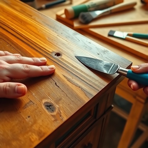 文章家具开裂修复，补漆打磨一步到位！揭秘木工维修技巧！(图1)