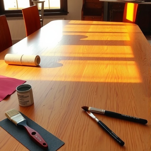 文章家具焕新秘籍：砂纸打磨、木蜡油润色，刷子巧手修复，教你轻松焕新家居！(图1)