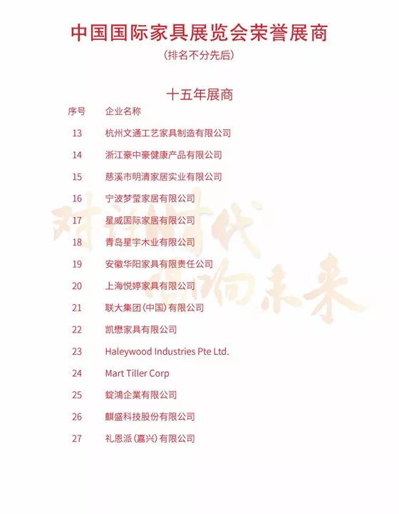 中国家具协会成立30周年暨中国国际家具展览会25周年庆典在上海浦东举办(图52)