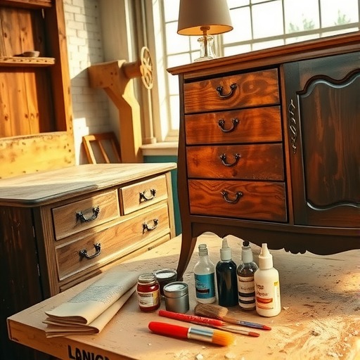 文章家具翻新不求人，学会这些修复技巧，让你的旧家具焕然一新(图1)