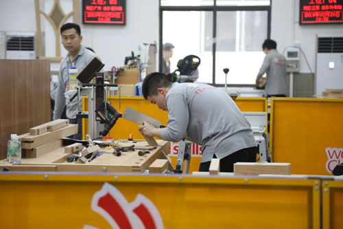 中国家具协会观摩第45届世界技能大赛全国集中阶段性考核(图3)