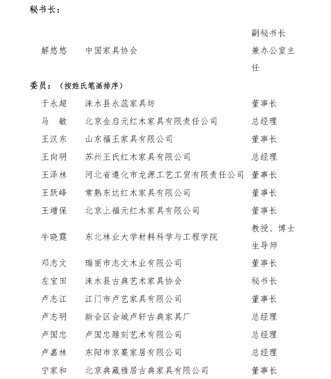 中国家具协会传统家具专业委员会第五届委员大会成功召开(图15)