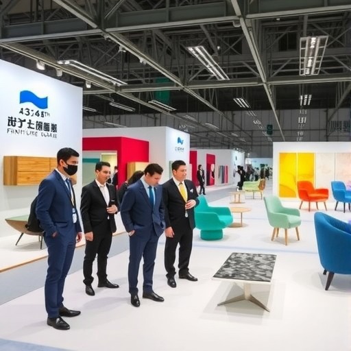 中国家具协会一行参观第43/44届国际名家具（东莞）展览会(图6)