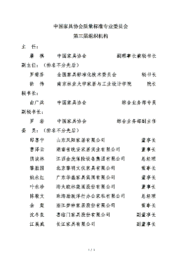 中国家具协会质量标准专业委员会第三届委员会会议在上海召开(图16)