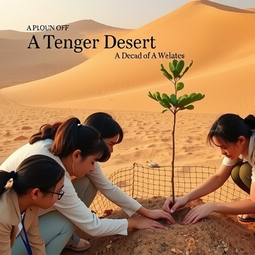 左右沙发腾格里沙漠种树植心10周年公益发布会圆满举行(图7)