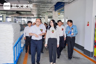 蓝天家居品牌战略发布会暨床垫智能流水线投产仪式成功举办(图7)