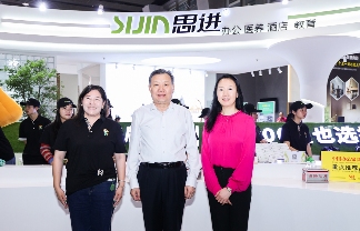 徐祥楠理事长参观第55届中国家博会（广州）办公商用及设备配料展(图10)