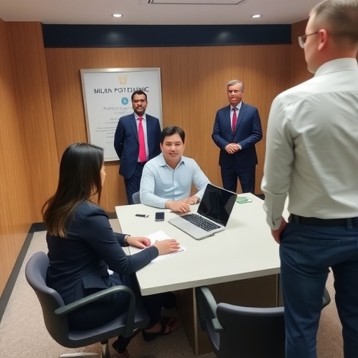 屠祺副理事长兼秘书长会见米兰理工大学商学