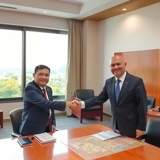 徐祥楠理事长会见天津市宝坻区方家庄镇党委