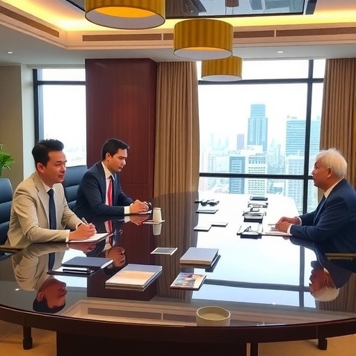 徐祥楠理事长会见乐从镇镇长陈子荣一行(图3)