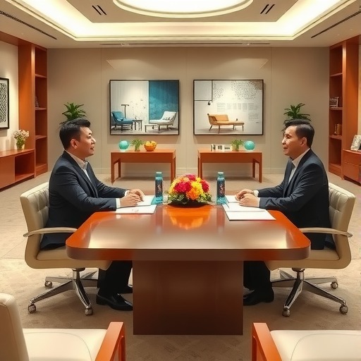 徐祥楠理事长会见中山市大涌镇党委书记李健华一行(图3)