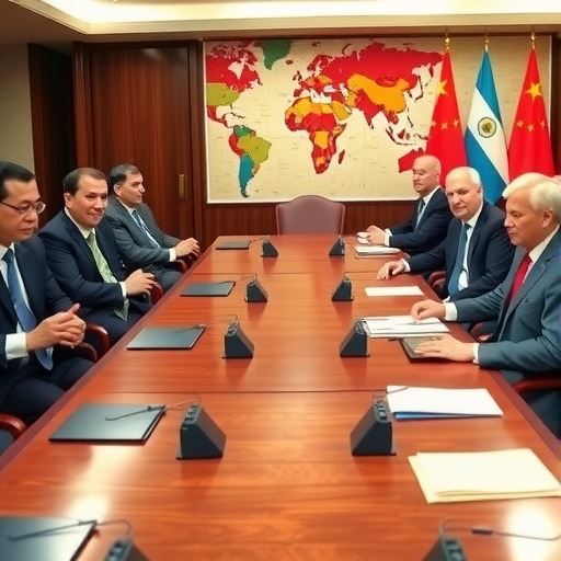 徐祥楠理事长会见阿根廷驻华大使馆木业代表