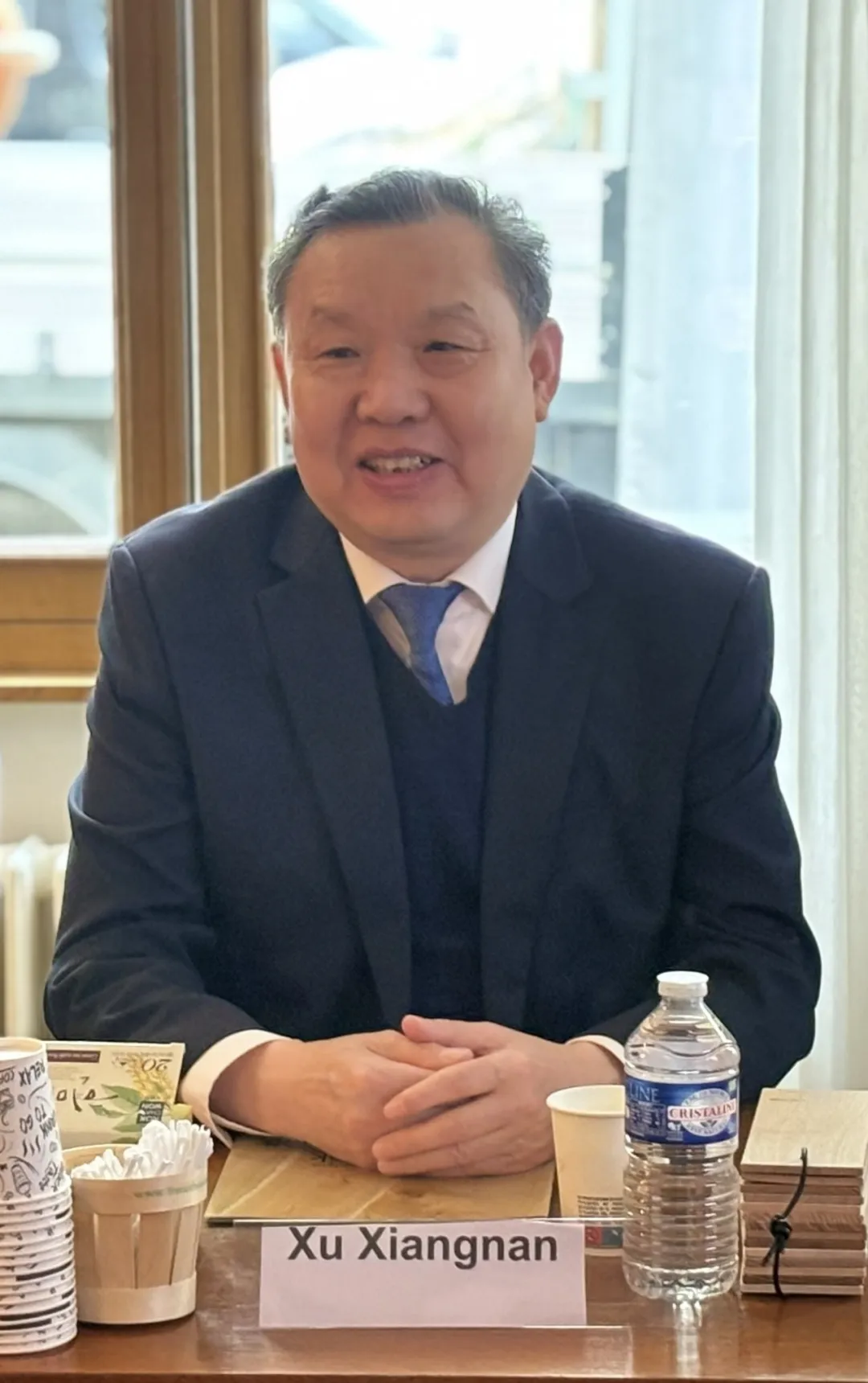 世界家具联合会主席、中国家具协会理事长徐祥楠一行拜访法国木业协会(图2)