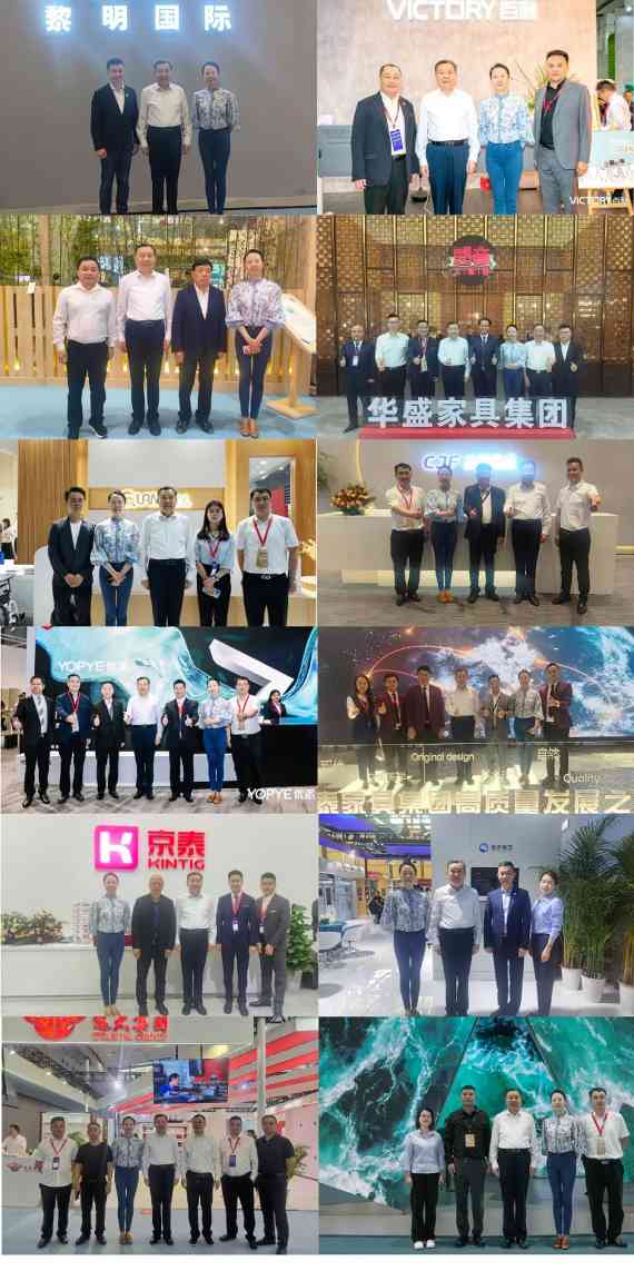 徐祥楠理事长参观中国家博会（广州）二期办公商用展、设备配料展(图2)